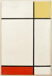 Composition with Yellow and Red